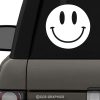 Smiley Face Decal on Range Rover