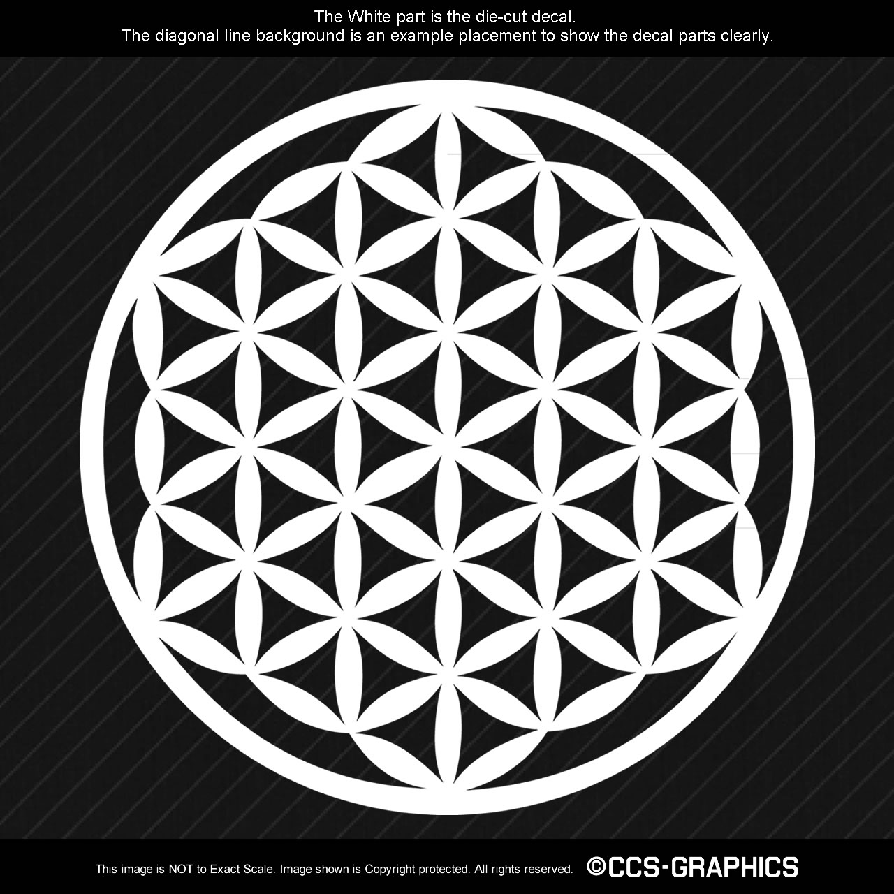FLOWER OF LIFE Decal - 4